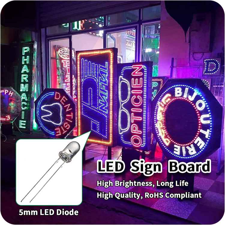 5mm led for led sign board